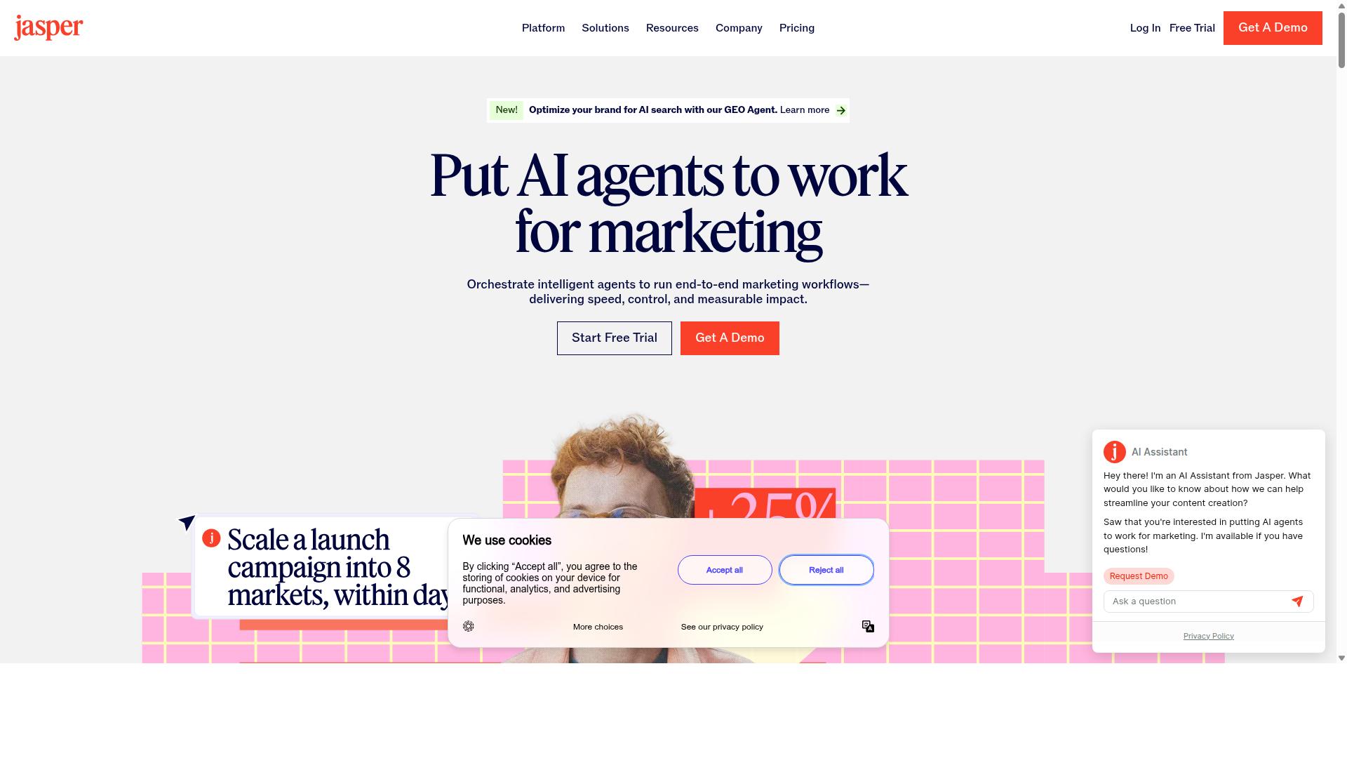 Jasper website